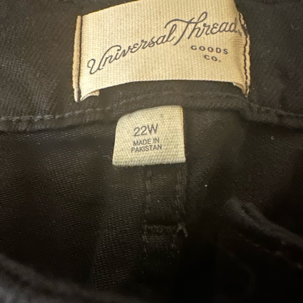 NWT Black High Rise Flare Jean - Picture 6 of 7